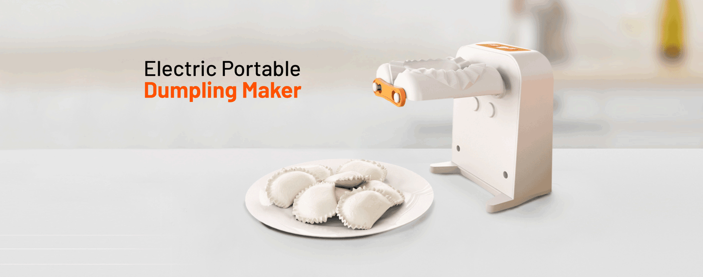 صانعة الدمبلنغ المحمولة من بورودو - ابيض | Porodo LifeStyle Portable Dumpling Maker – White