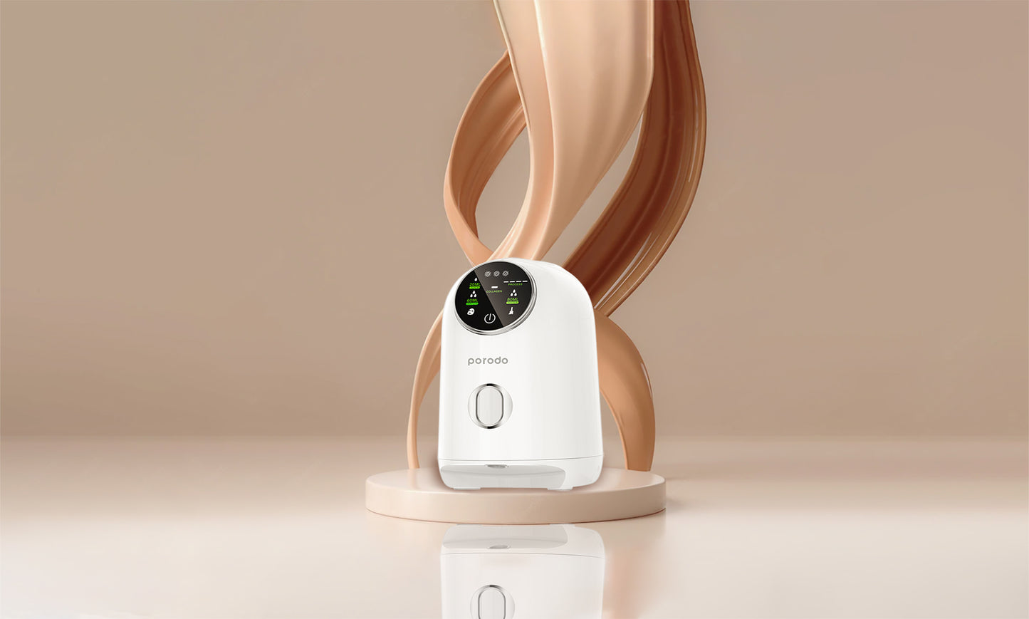 جهاز صنع اقنعة الوجه بالفواكه الطازجة من بورودو لايف ستايل بقدرة 80 واط وسعة 80 مل - ابيض | Porodo LifeStyle Fresh Fruit Facial Mask Maker 80W 80mL - White