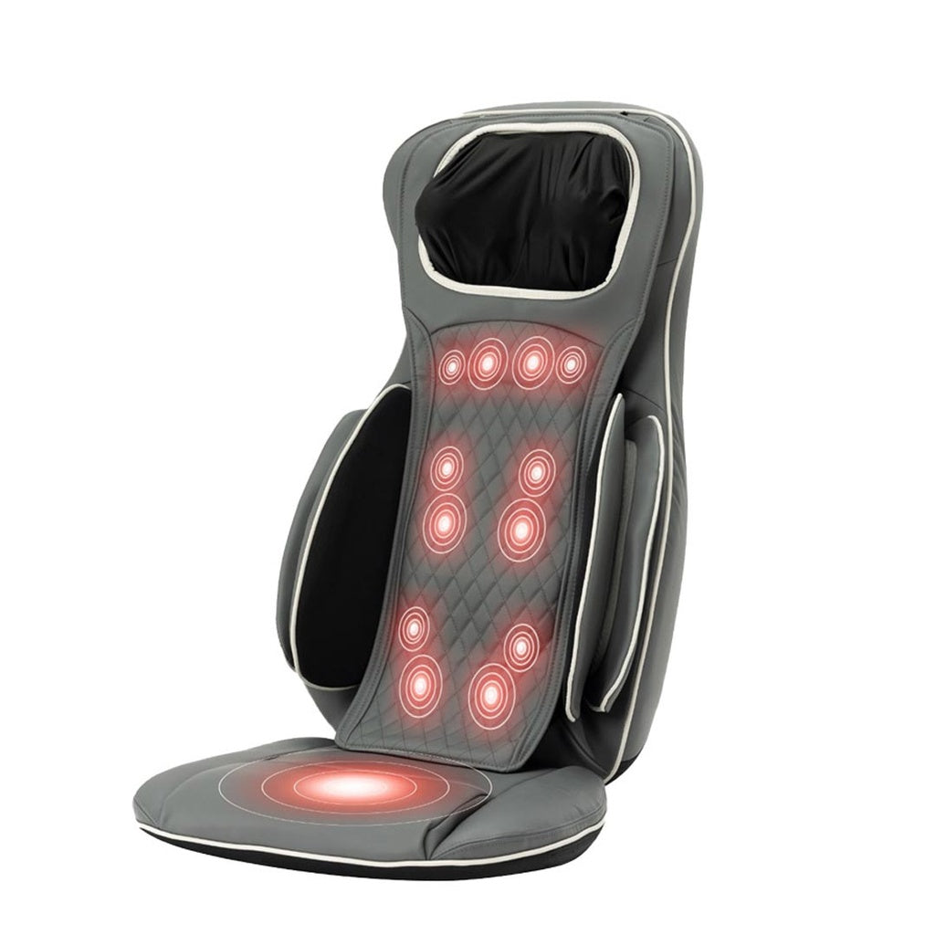 جهاز مساج للرقبة والظهر بالحرارة من بورودو لايف ستايل - رمادي داكن | Porodo Lifestyle Neck and Back Massager with Heat Therapy – Dark Grey