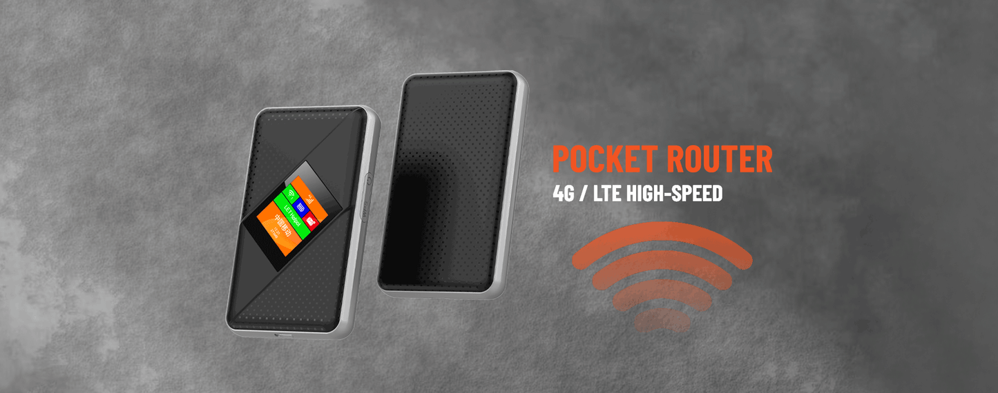 راوتر MiFi محمول من بورودو 3G/4G CAT4 V2 - اسود | Porodo Portable MiFi 3G/4G Router CAT4 V2 - Black