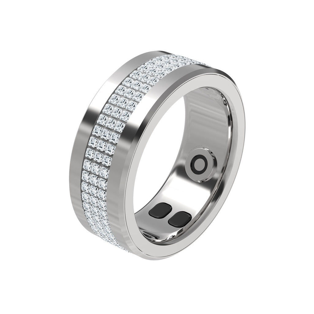 خاتم بورودو الذكي للسيدات - فضي | Porodo Smart Wearable Lady Ring - Silver