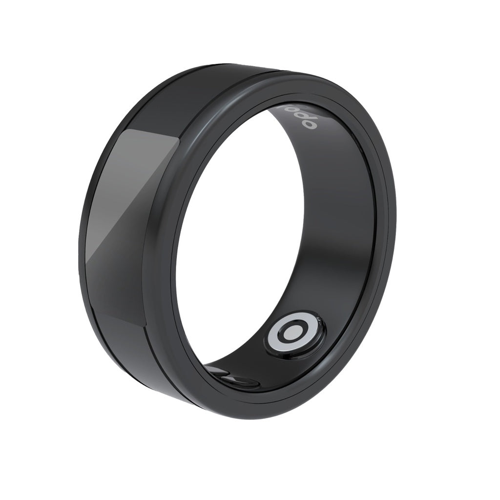 خاتم بورودو الذكي بخاصية اللمس مقاس 9 - اسود | PORODO Smart Wearable Ring with Touch Function Size 9 – Black
