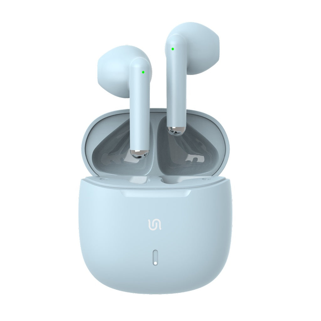 سماعات بورودو ساوندتيك اللاسلكية مع وظيفة Hall Switch وتحكم باللمس - ازرق | Porodo Soundtec TWS Earbuds with Hall Switch Function and Intelligent Touch Control – Blue