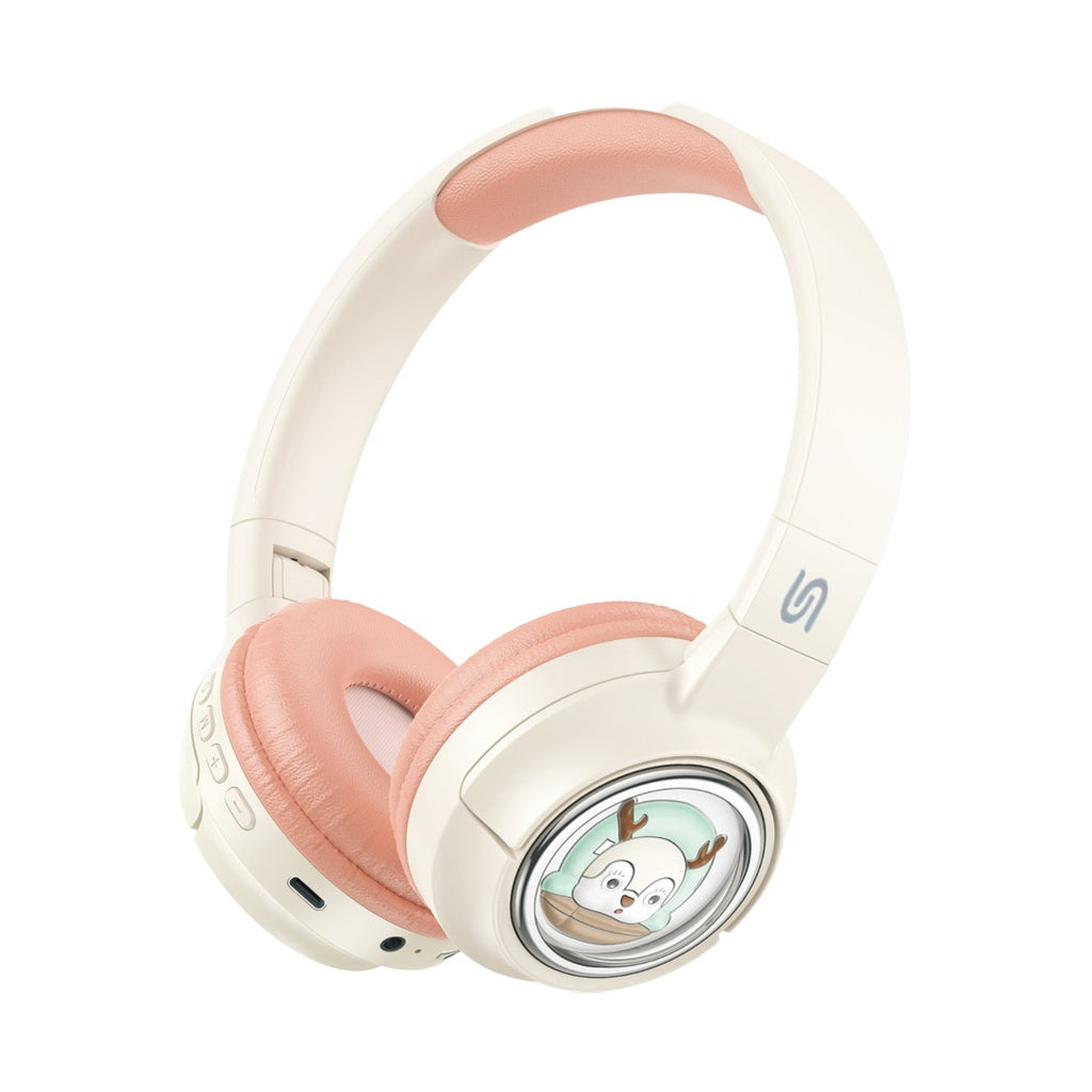 بورودو ساوندتيك سماعة رأس لاسلكية للاطفال ببطارية 400 مللي امبير | Porodo Soundtec Kids Wireless Headphone 400mAh.