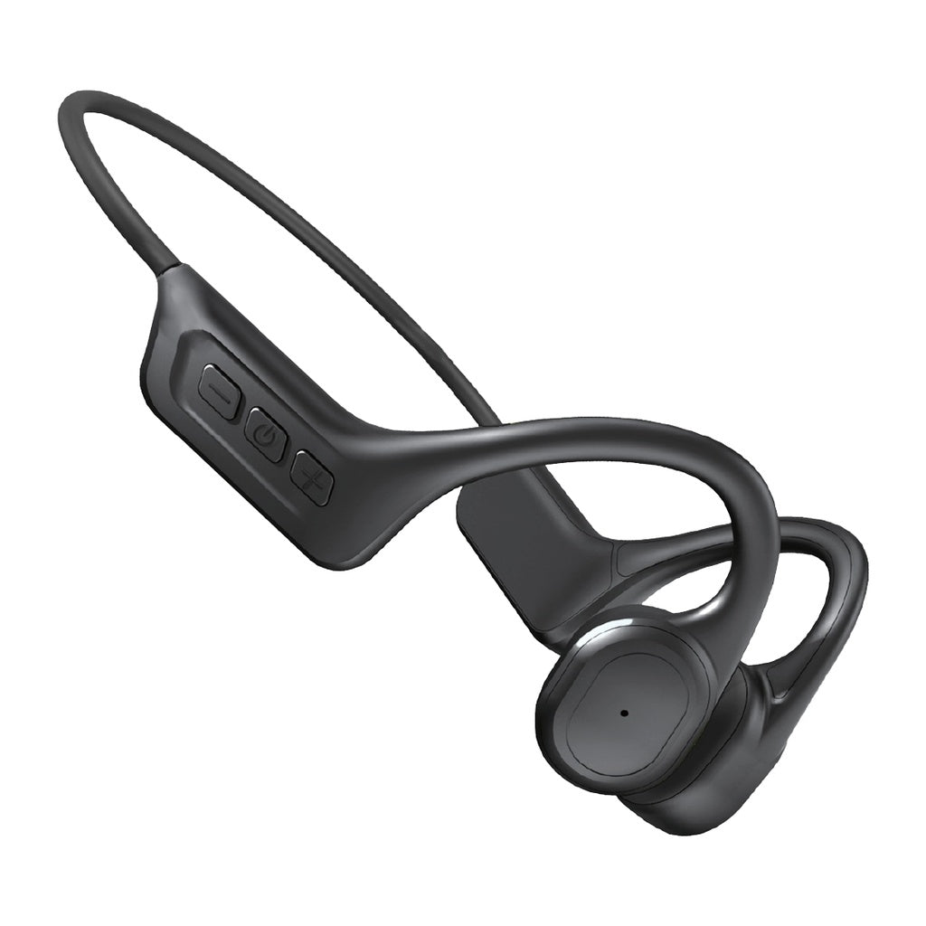 سماعة سباحة IPX8 بتقنية التوصيل العظمي من بورودو ساوندتيك - اسود | Porodo Soundtec Bone Conduction Swimming Headphones IPX8 - Black