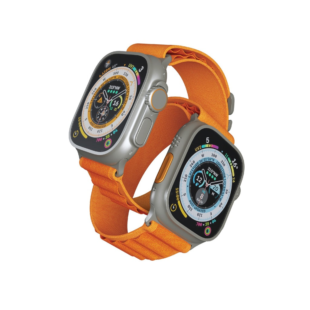 بورودو ساعة ذكية الترا تيتانيوم بشاشة عريضة 1.86 انش - برتقالي | Porodo Ultra Titanium Smart Watch 1.86" Wide Screen - Orange