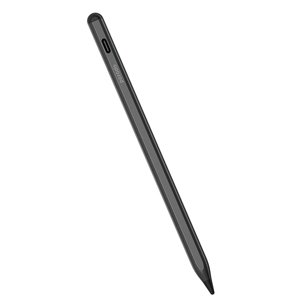 قلم بورودو العالمي الذكي مع مفتاح لمس - اسود | Porodo Universal Smart Pencil with Touch Switch - Black