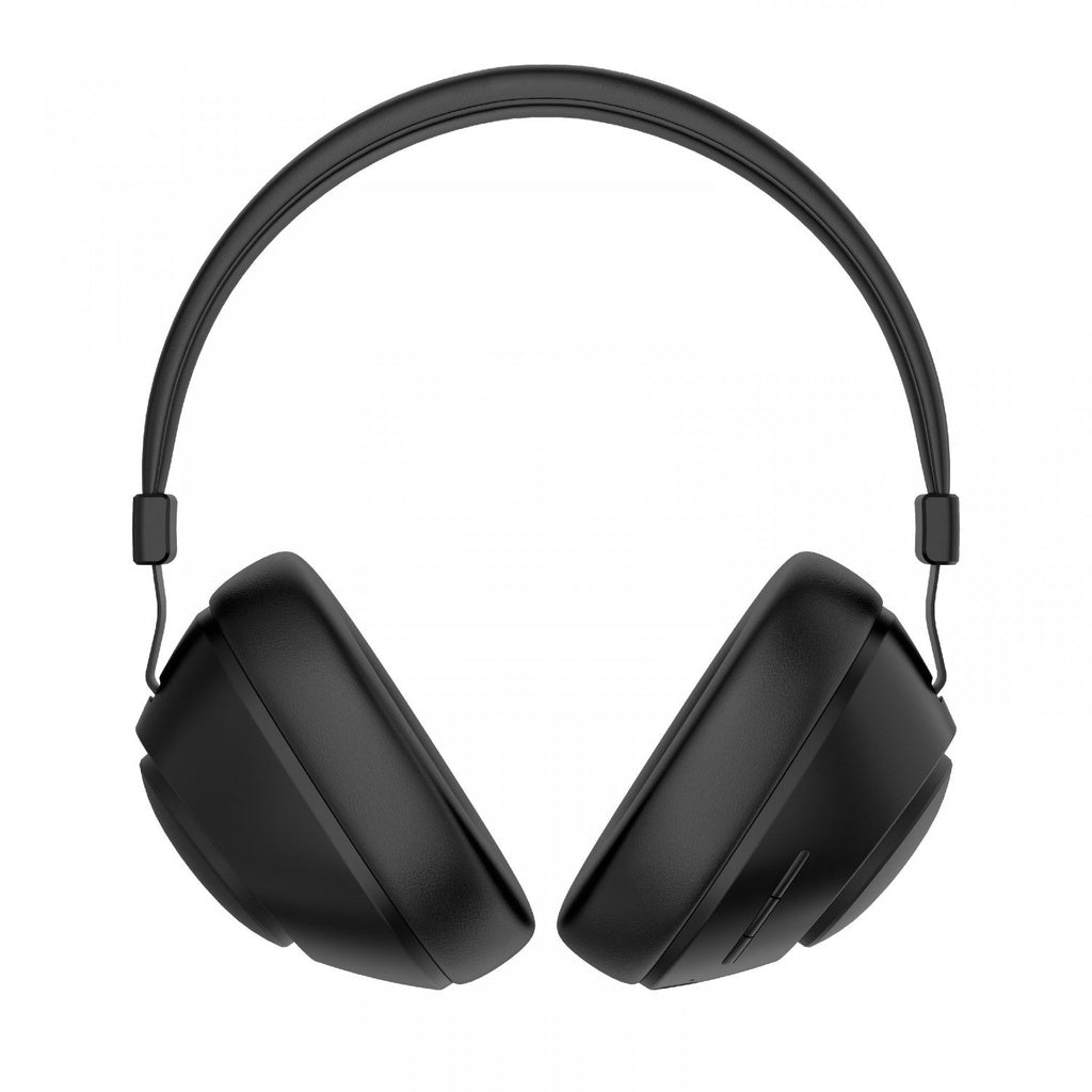 سماعة الرأس اللاسلكية فوق الاذن بورودو ساوندتيك ديب ساوند - اسود | Porodo Soundtec Deep Sound Wireless Over-Ear Headphone - Black.