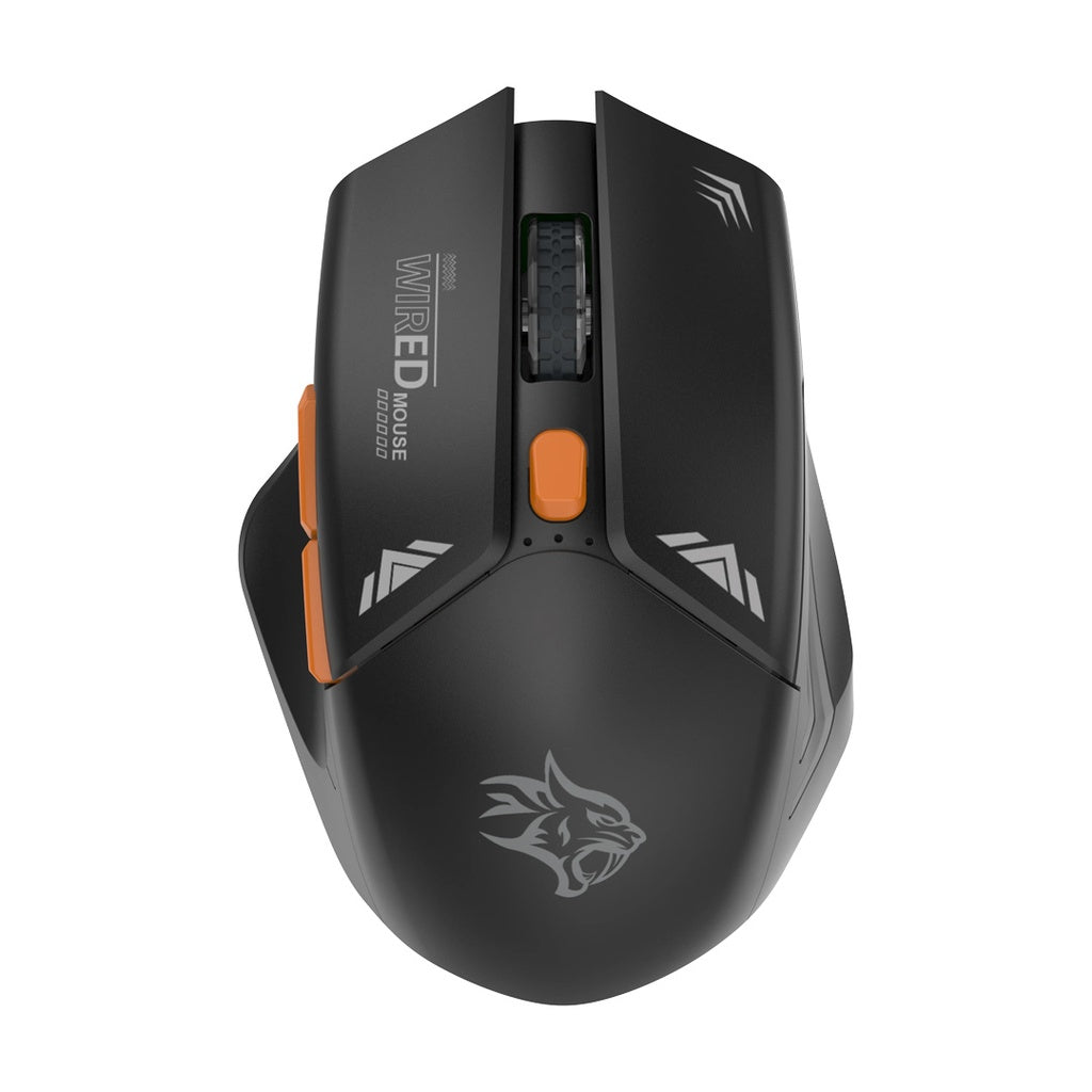 ماوس بورودو جيمنج اللاسلكي 2 في 1, معدل حساسية بدقة 1600 | Porodo Gaming 2-in-1 2.4G Wireless Mouse DPI 1600.