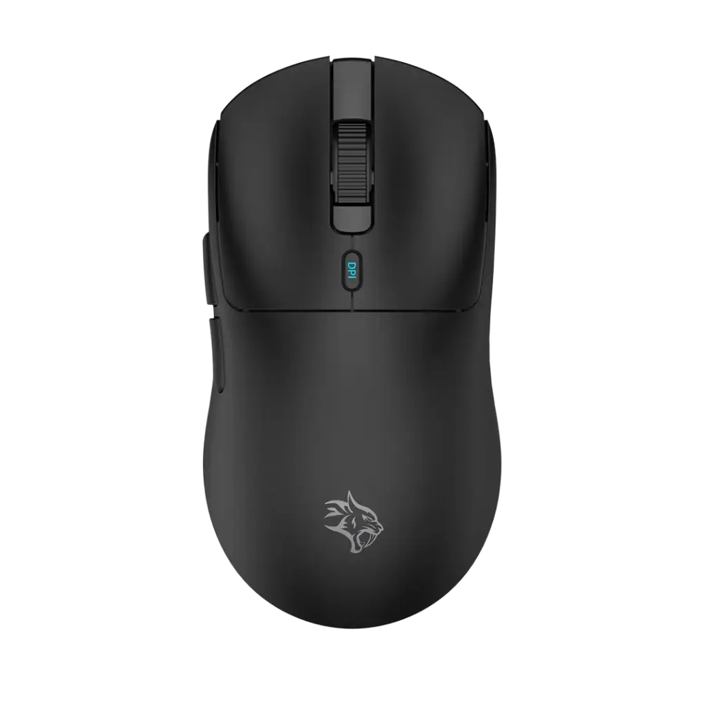 ماوس العاب لاسلكي فائق الخفة قابل للشحن من بورودو جيمنج - اسود | Porodo Gaming Rechargeable Ultra-lightweight Wireless Gaming Mouse - Black