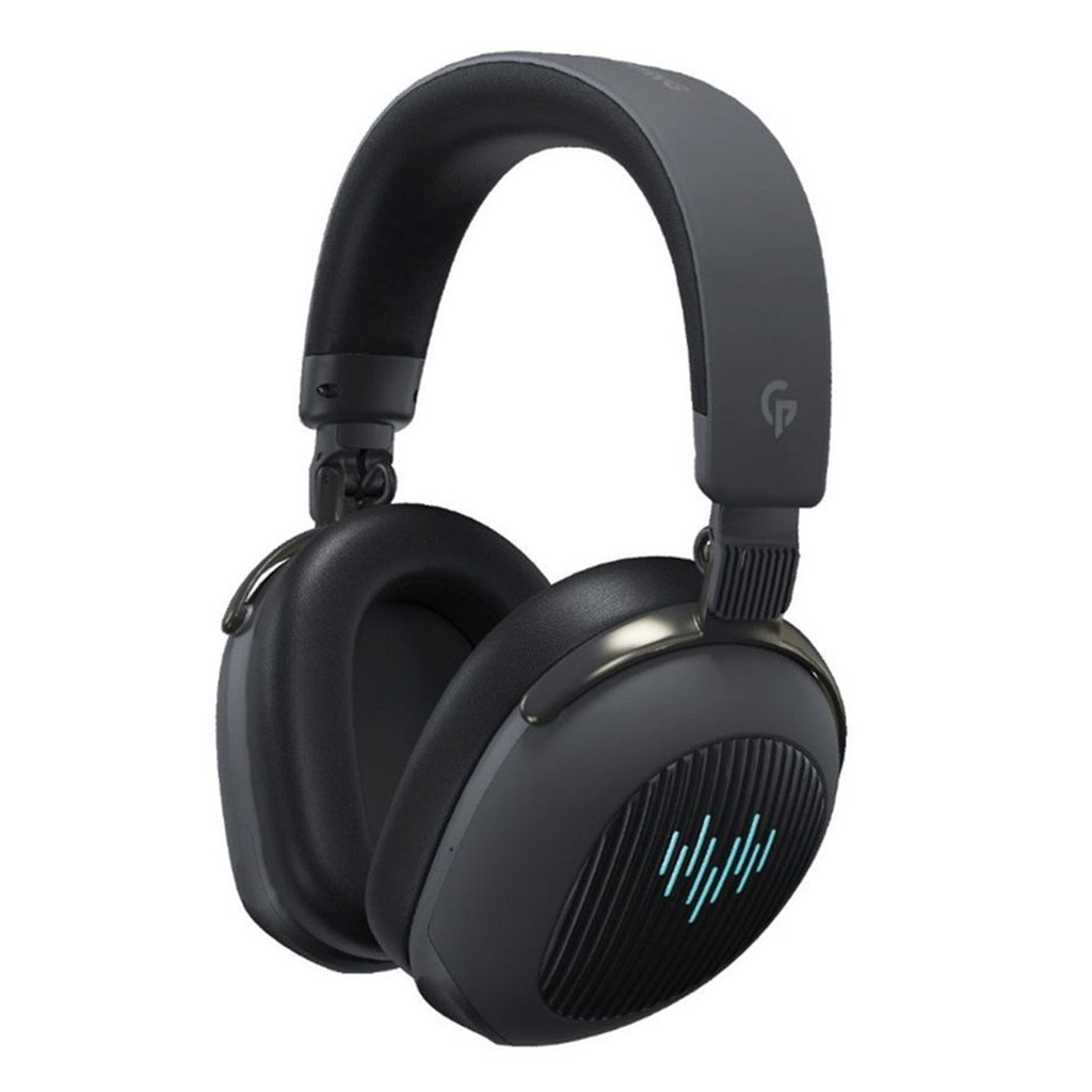 سماعة الالعاب اللاسلكية PDX416 E-Sports من بورودو جيمنج بااضائة RGB - رمادي | Porodo Gaming PDX416 E-Sports Wireless RGB Gaming Headphone - Gray
