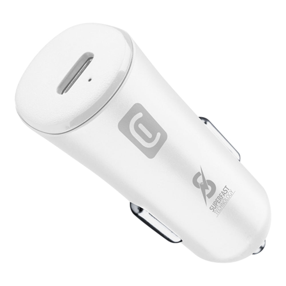 Cellularline Car Charger USB-C 25W PD - شاحن سيارة يو اس بي سي بقدرة 25واط من سيليلار لاين