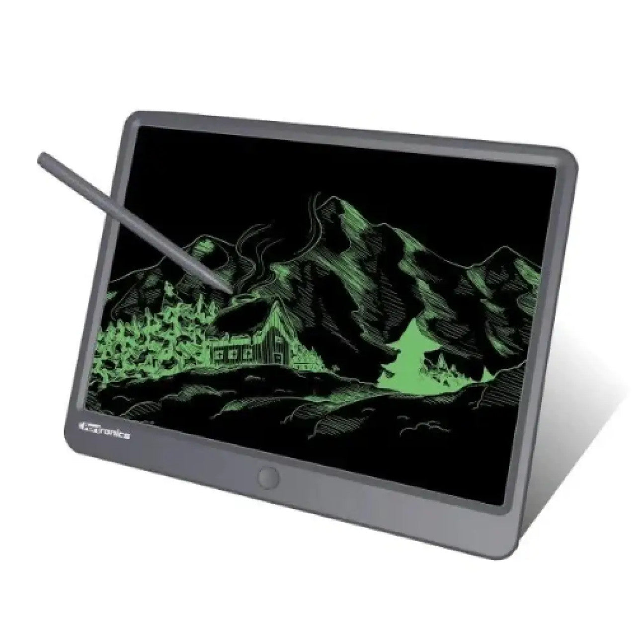 لوحة كتابة رقمية جرين لايون LCD بحجم 15 بوصة - رمادي | Green Lion LCD Digital Writing Pad 15" - Gray