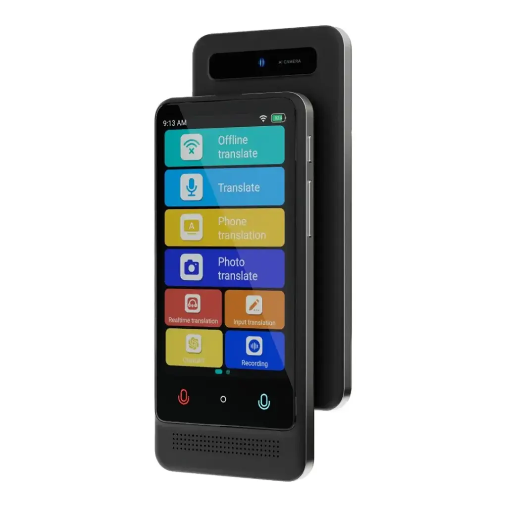 مترجم باورولوجي الذكي بخاصية الذكاء الاصطناعي, يدعم 21 لغة صوتية دون انترنت | Powerology AI Smart Translator - Supports 21 Offline Voice Languages.