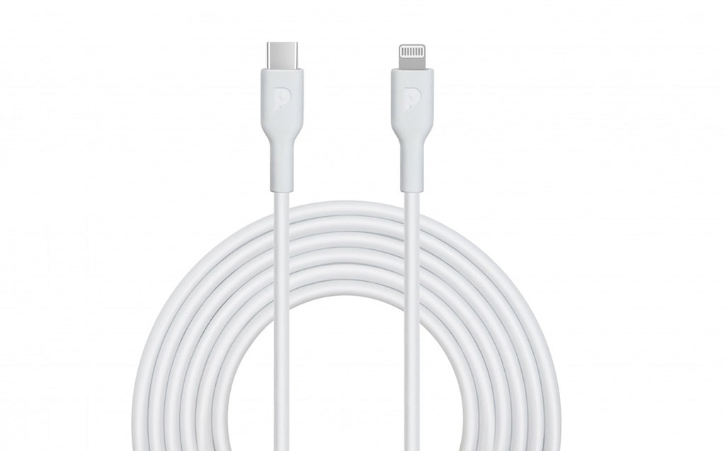كيبل باورولوجي يو اس بي سي الى لايتننغ بطول 2 متر, شحن سريع 60 واط | Powerology Type-C to Lightning Cable 2M PD 60W.