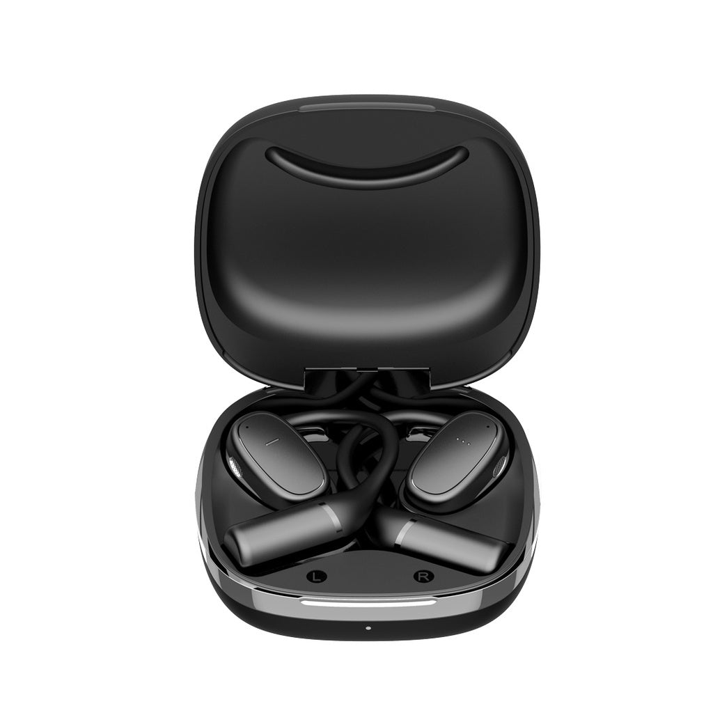 سماعات باورولوجي اللاسلكية مع علبة شحن - وقت تشغيل 8 ساعات | Powerology OWS Earbuds with Charging Case – 8H Playtime.