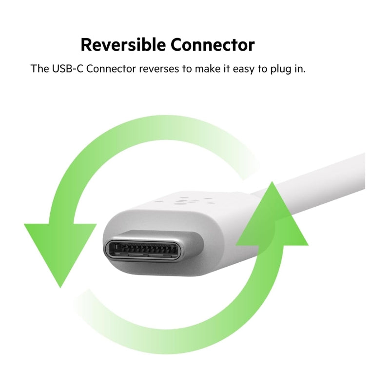 Belkin BoostCharge USB-C Wall Charger 20W+ 1M USB-C Cable - شاحن جداري بقدرة 20واط مع كيبل تايب سي