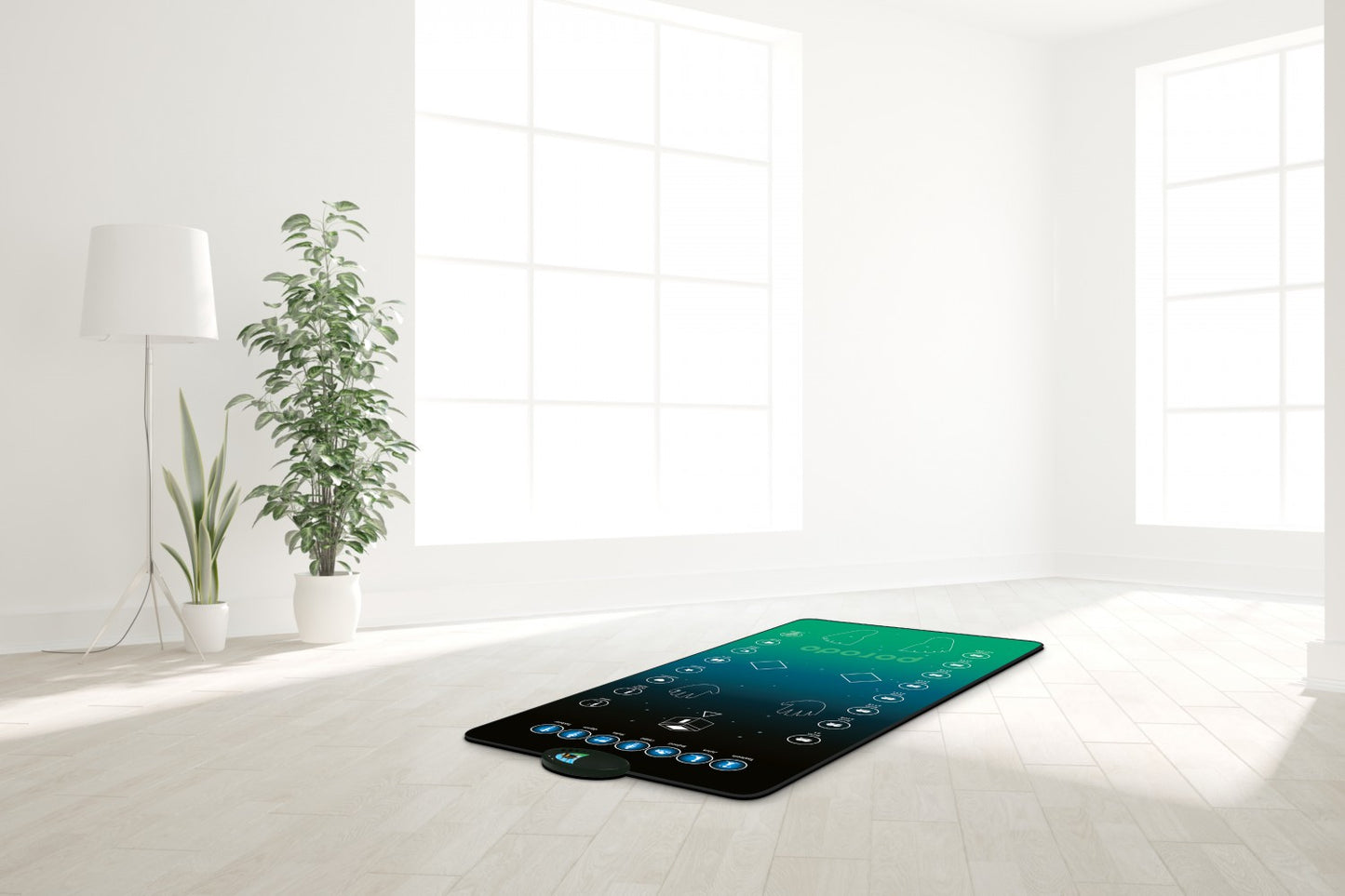 بورودو سجادة صلاة تعليمية تفاعلية للمراهقين والبالغين - ازرق غامق | Porodo Adult/Teenager Smart Interactive Educational Prayer Mat - Dark Blue