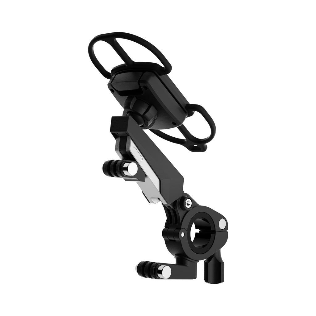 حامل الجوال للدراجات من بورودو بدوران 360 درجة - اسود | Porodo 360° Rotatable Bike Phone Mount – Black.