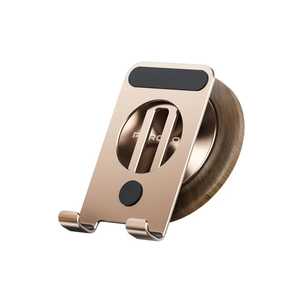 حامل بورودو بدوران 360 درجة للهاتف والتابلت - ذهبي | Porodo 360° Rotating Mobile & Tablet Stand - Gold