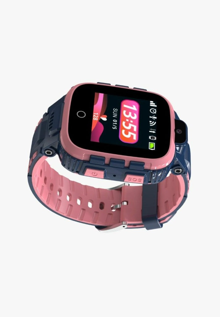 ساعة ذكية للاطفال 4G مع GPS ومكالمات فيديو من بورودو - وردي | Porodo Kids 4G GPS Smart Watch with Video Calling – Pink