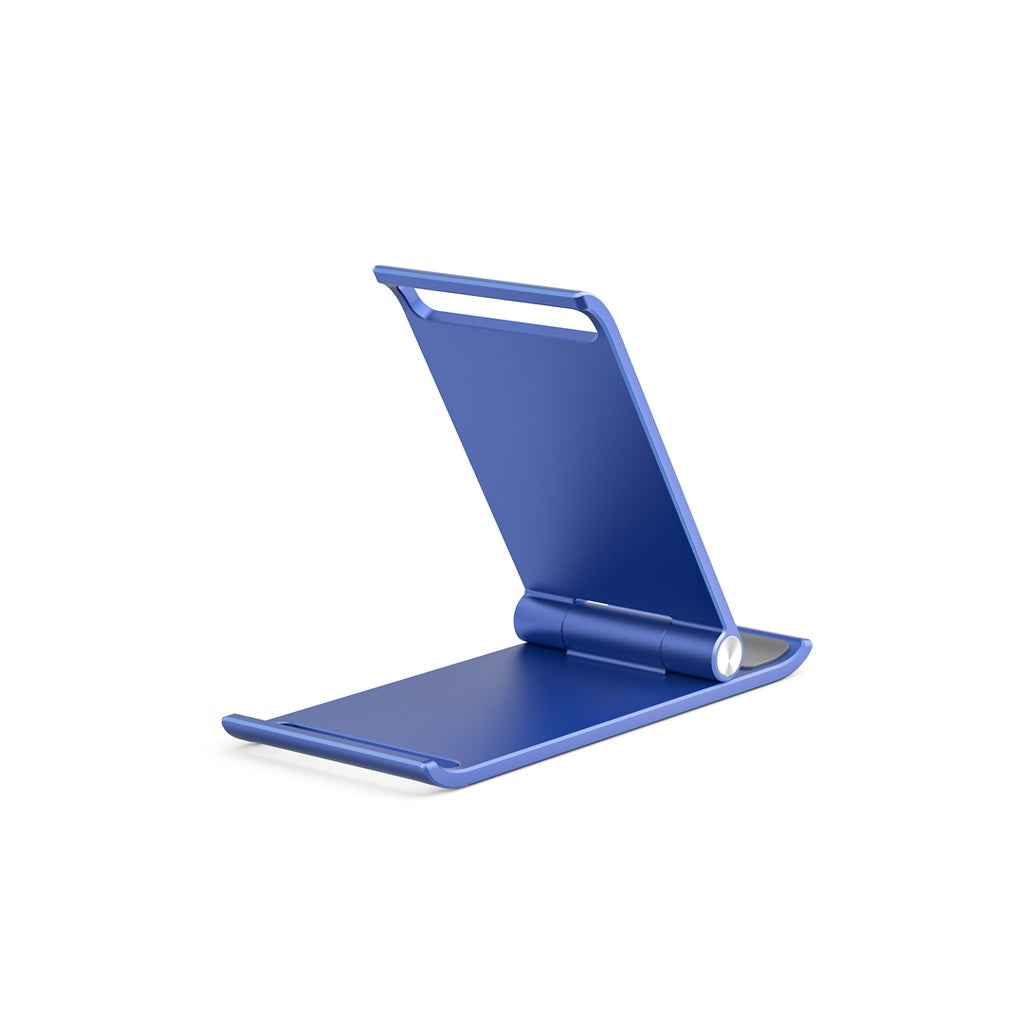 حامل هاتف واجهزة لوحية قابل للطي من بورودو - ازرق | Porodo Alum. Alloy Foldable Mobile Stand - Blue