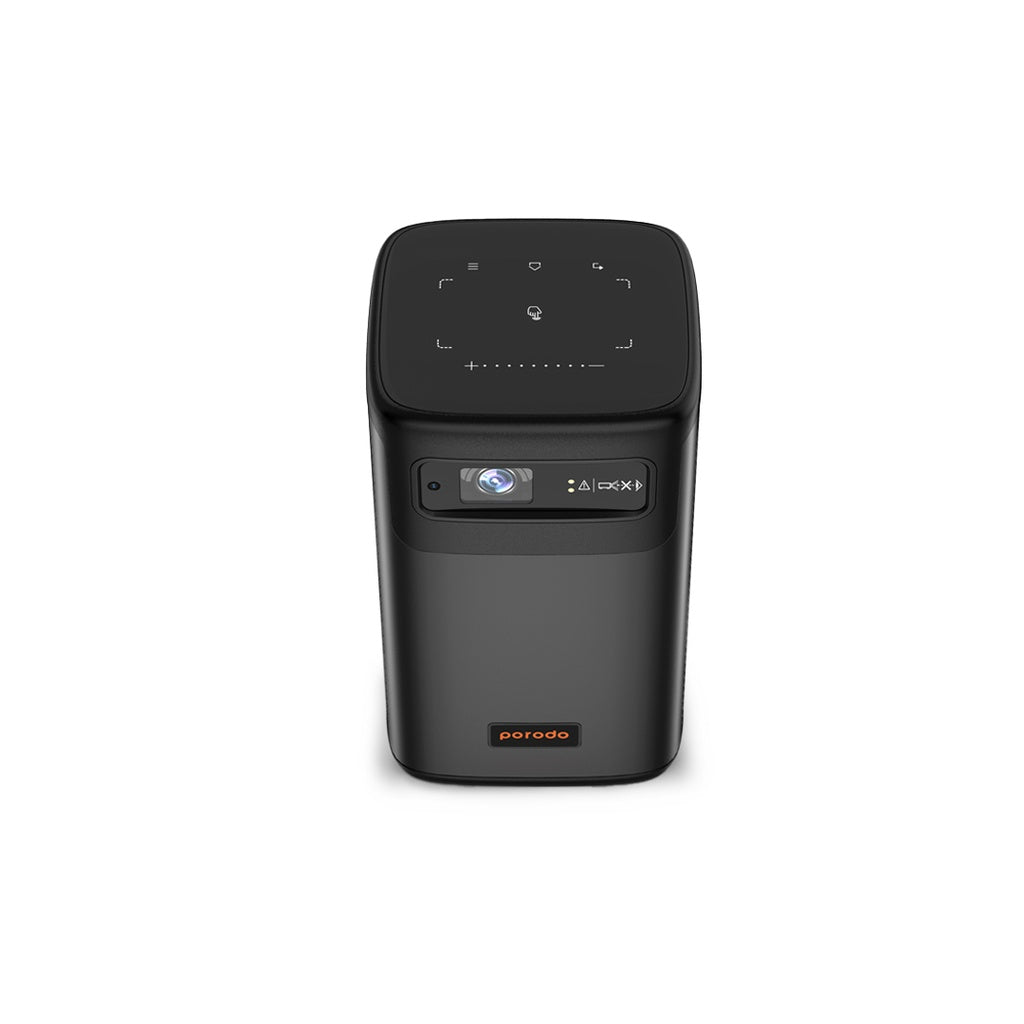 بروجكتور محمول بنظام تشغيل اندرويد 9 من بورودو - اسود | Porodo Android 9.0 DLP Portable Projector - Black