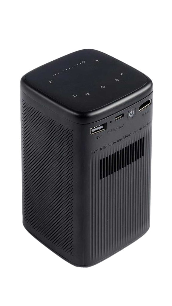 بروجكتور محمول بنظام تشغيل اندرويد 9 من بورودو - اسود | Porodo Android 9.0 DLP Portable Projector - Black