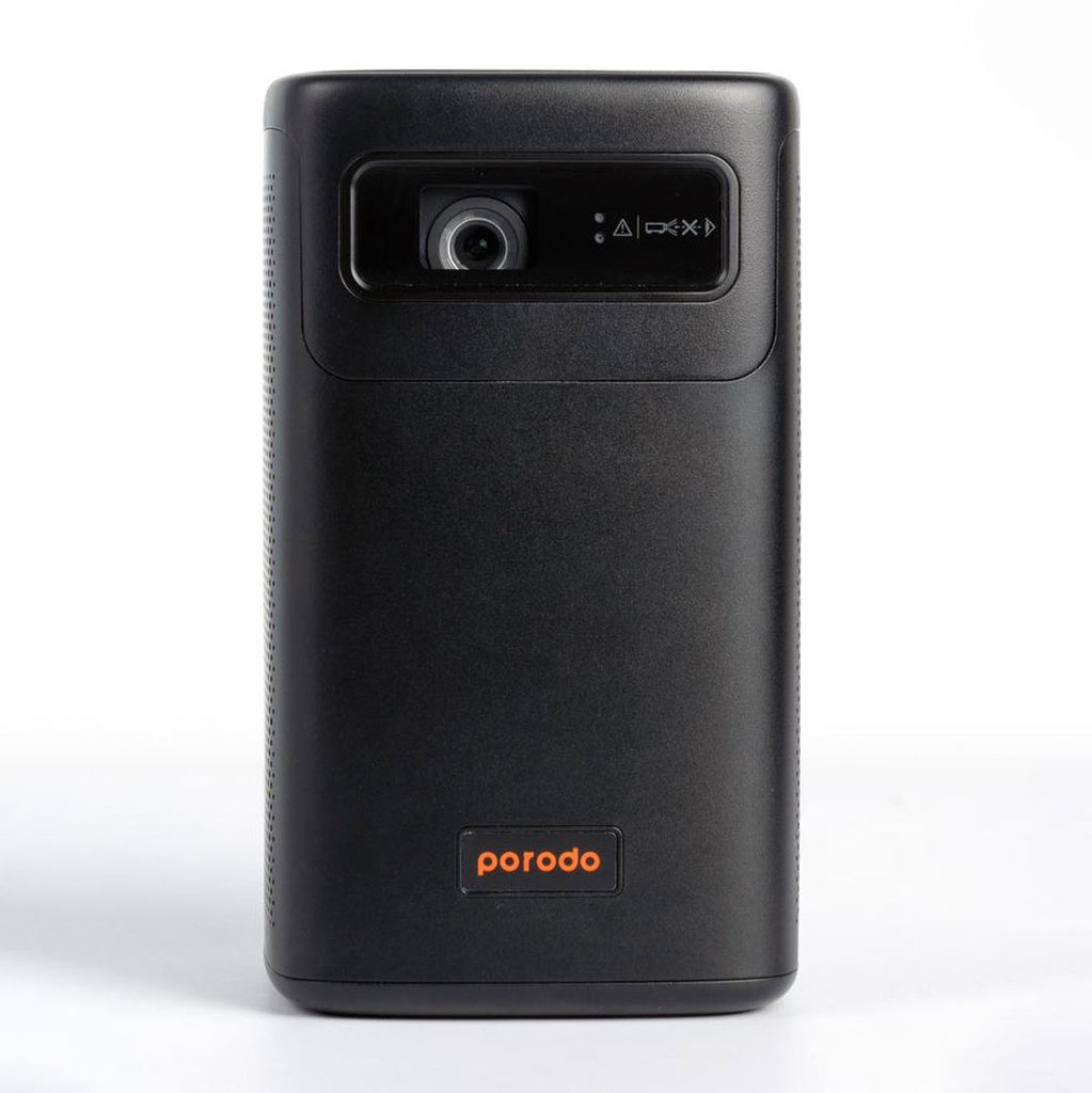 بروجكتور محمول بنظام تشغيل اندرويد 9 من بورودو - اسود | Porodo Android 9.0 DLP Portable Projector - Black