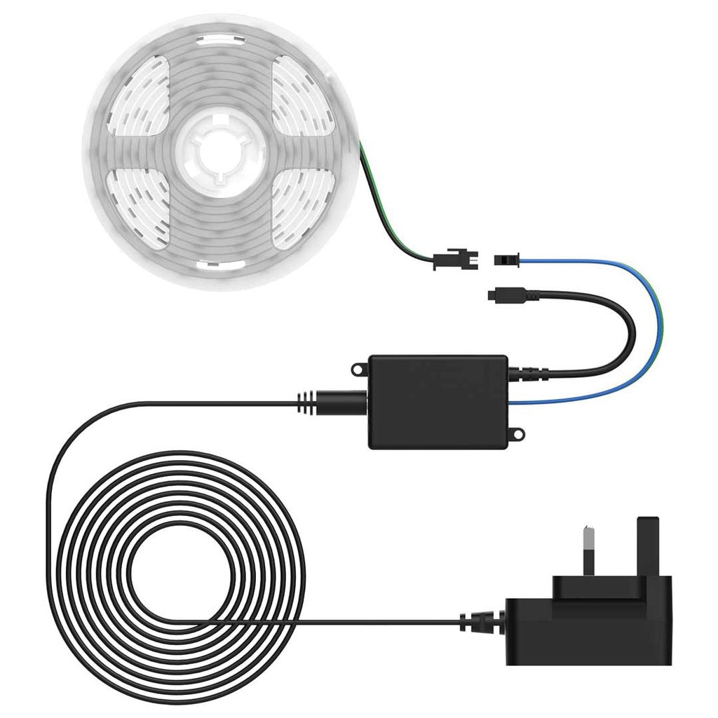 شريط اضائة RGB تفاعلي مع الصوت بطول 5 متر من بورودو, مع ريموت 44 مفتاح | Porodo Blue 16.4 Ft Sound Reactive RGB Strip Light with 44 Key Remote
