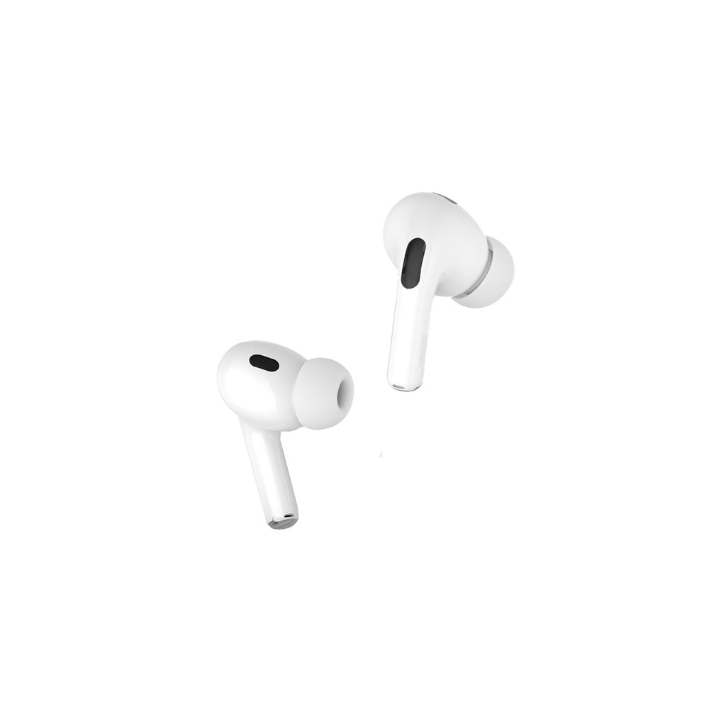 سماعات بورودو بلو ايربودز 2 مع شاشة لمس بحجم 1.47 بوصة - ابيض | Porodo Blue AirPods Pro2 with Screen - White