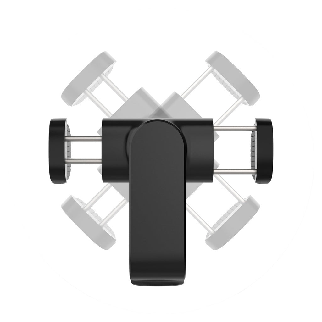 حامل هاتف وكاميرا مرن 3 اتجاهات من بورودو, مع قاعدة تثبيت - اسود | Porodo 3 Way Flexible Phone Mount with Suction Base - Black