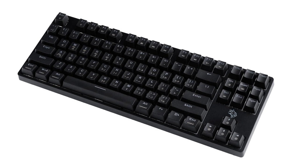 لوحة مفاتيح ميكانيكية لاسلكية 3 في 1 من بورودو جيمنج, مع مفاتيح Gateron Pro - اسود | Porodo Gaming 3in1 Wireless Mechanical Keyboard TKL Gateron Pro Switch - Black
