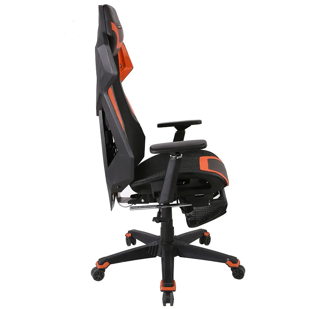 كرسي العاب بورودو جيمنج المريح - اسود / برتقالي | Porodo Gaming Ergonomic Gaming Chair - Black/Orange