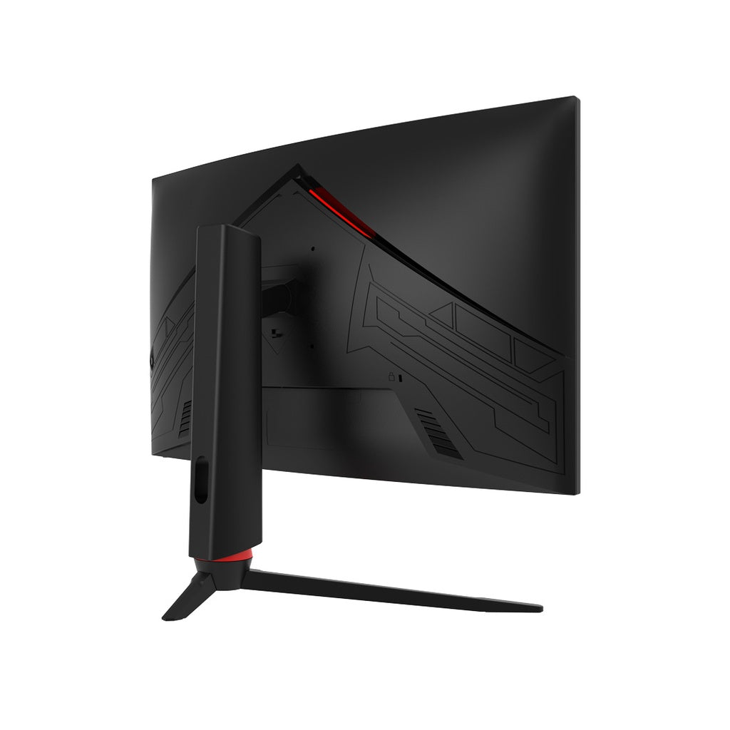 شاشة العاب منحنية 27 بوصة من بورودو جيمنج, بمعدل تحديث 240Hz وحامل قابل للدوران - اسود | Porodo Gaming 27" 240Hz Curved Gaming Monitor with Adjustable Rotating Stand – Black