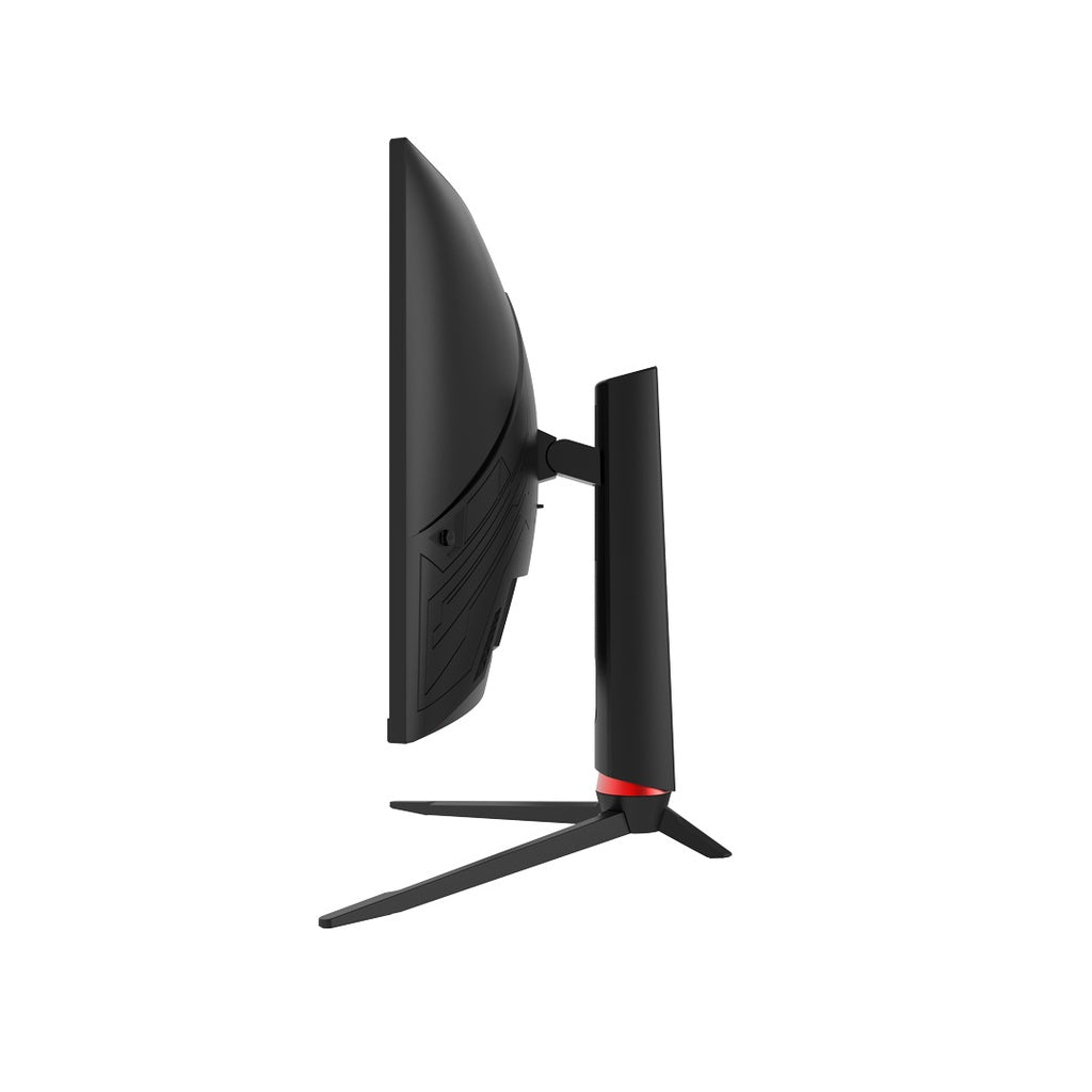 شاشة العاب منحنية 27 بوصة من بورودو جيمنج, بمعدل تحديث 240Hz وحامل قابل للدوران - اسود | Porodo Gaming 27" 240Hz Curved Gaming Monitor with Adjustable Rotating Stand – Black