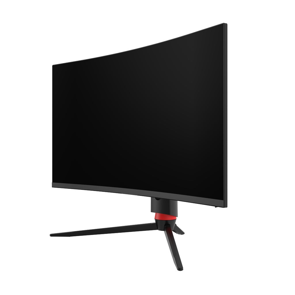 شاشة العاب منحنية 27 بوصة من بورودو جيمنج, بمعدل تحديث 240Hz وحامل قابل للدوران - اسود | Porodo Gaming 27" 240Hz Curved Gaming Monitor with Adjustable Rotating Stand – Black
