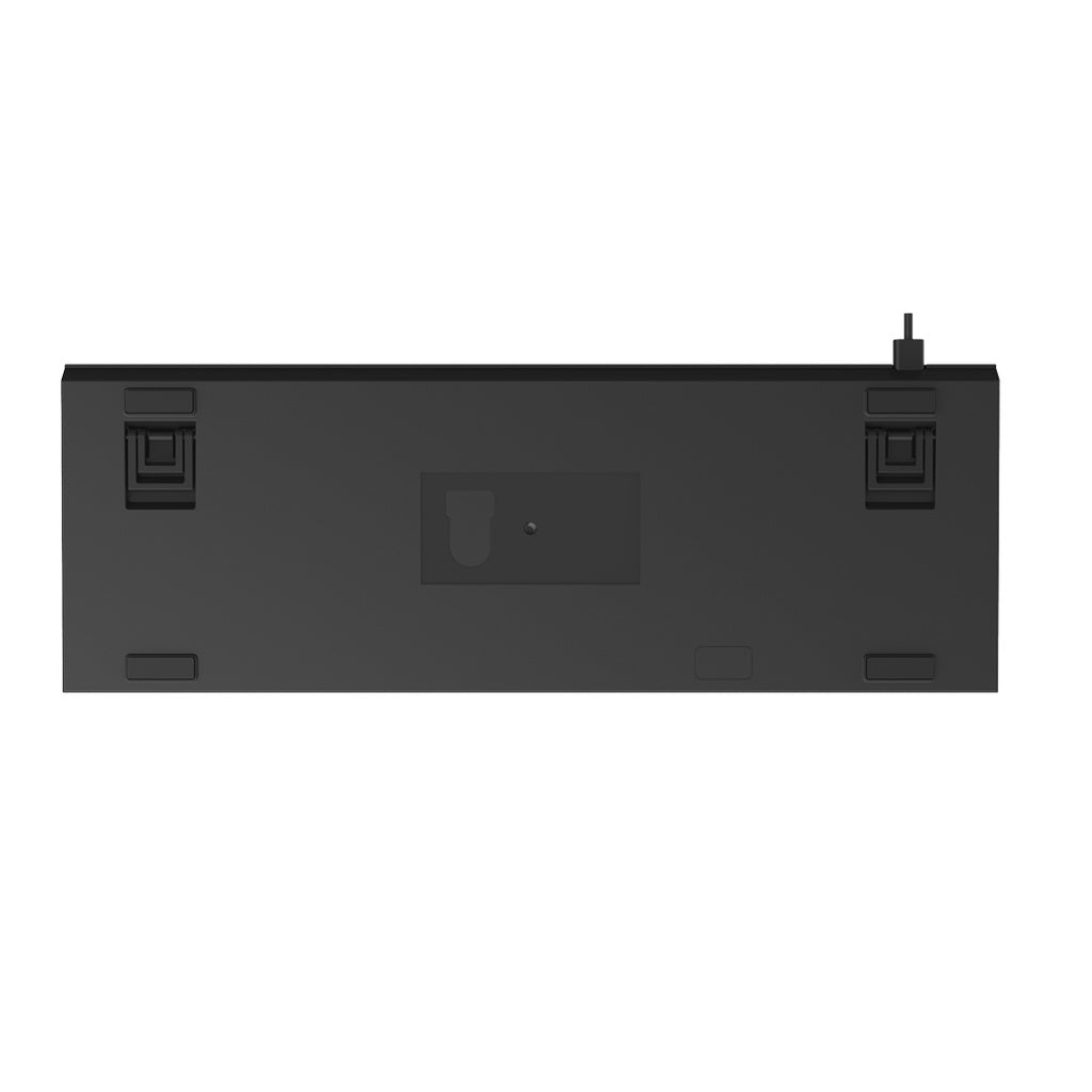 لوحة مفاتيح ميكانيكية للالعاب مع ازرار معلقة من بورودو - اسود | Porodo Mechanical Keyboard with Suspending Keycaps - Black