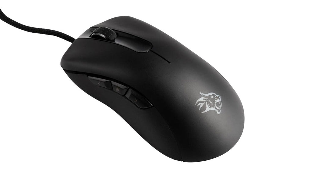 ماوس العاب BlackHawk 8D سلكي بمستشعر PWM3389 ومفاتيح TTC من بورودو جيمنج - اسود | Porodo Gaming BlackHawk 8D Wired Gaming Mouse PWM3389 Sensor with TTC Switch - Black