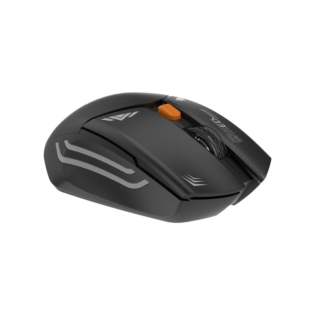 ماوس بورودو جيمنج اللاسلكي 2 في 1, معدل حساسية بدقة 1600 | Porodo Gaming 2-in-1 2.4G Wireless Mouse DPI 1600.