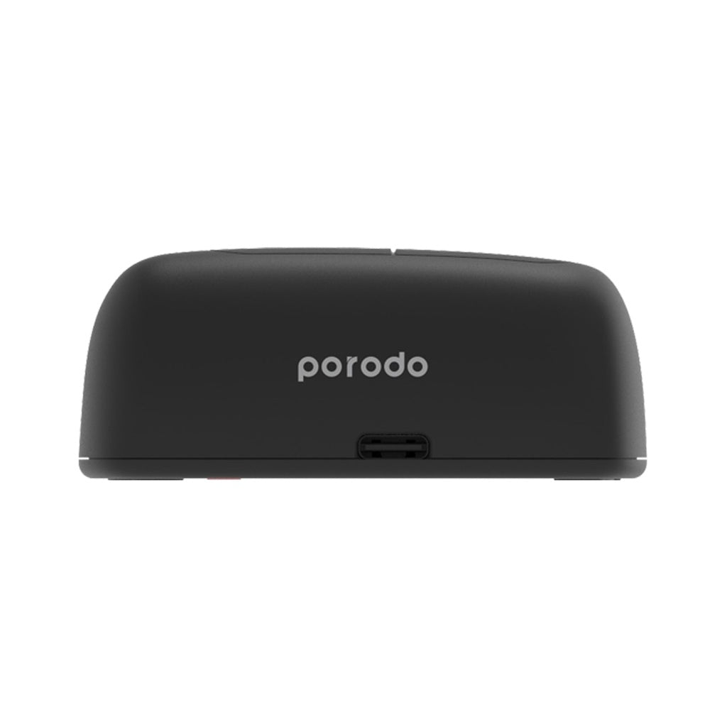 بورودو ماوس لاسلكي افقي بحساسية 2000 DPI - اسود | Porodo Wireless Horizontal Mouse DPI 2000 - Black