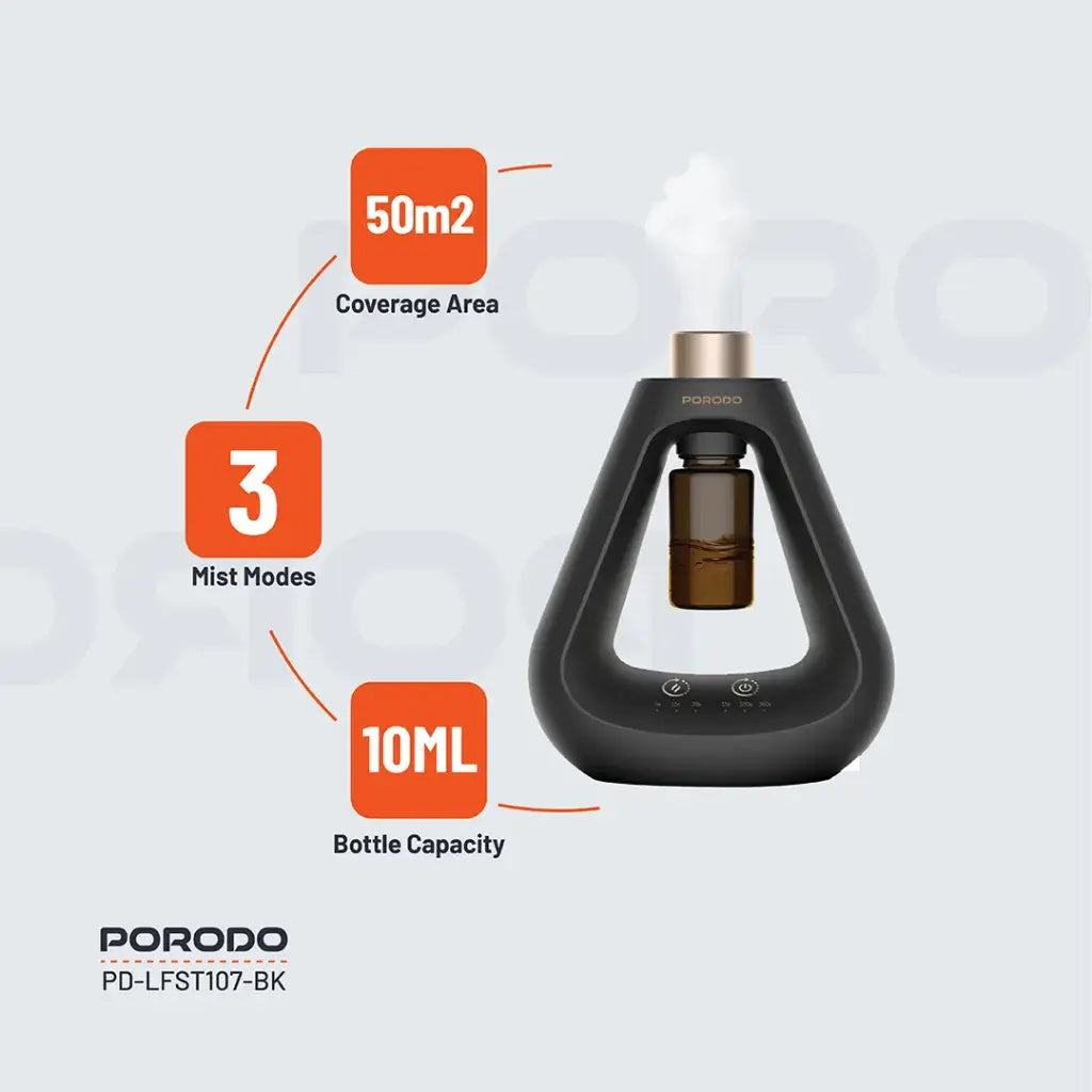 ناشر عطري بتقنية بدون ماء من بورودو لايف ستايل | Porodo Lifestyle Aroma Sphere Waterless Diffuser