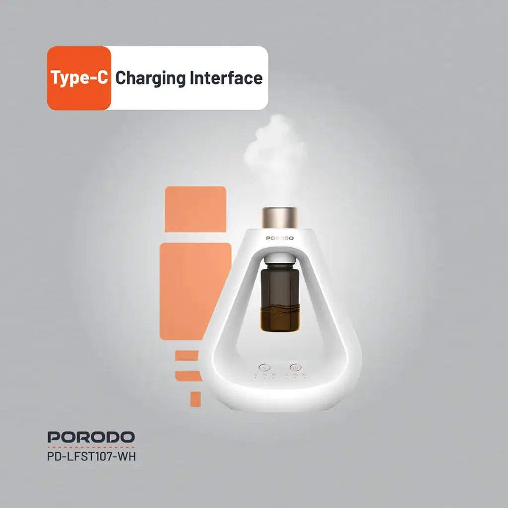 ناشر عطري بتقنية بدون ماء من بورودو لايف ستايل | Porodo Lifestyle Aroma Sphere Waterless Diffuser