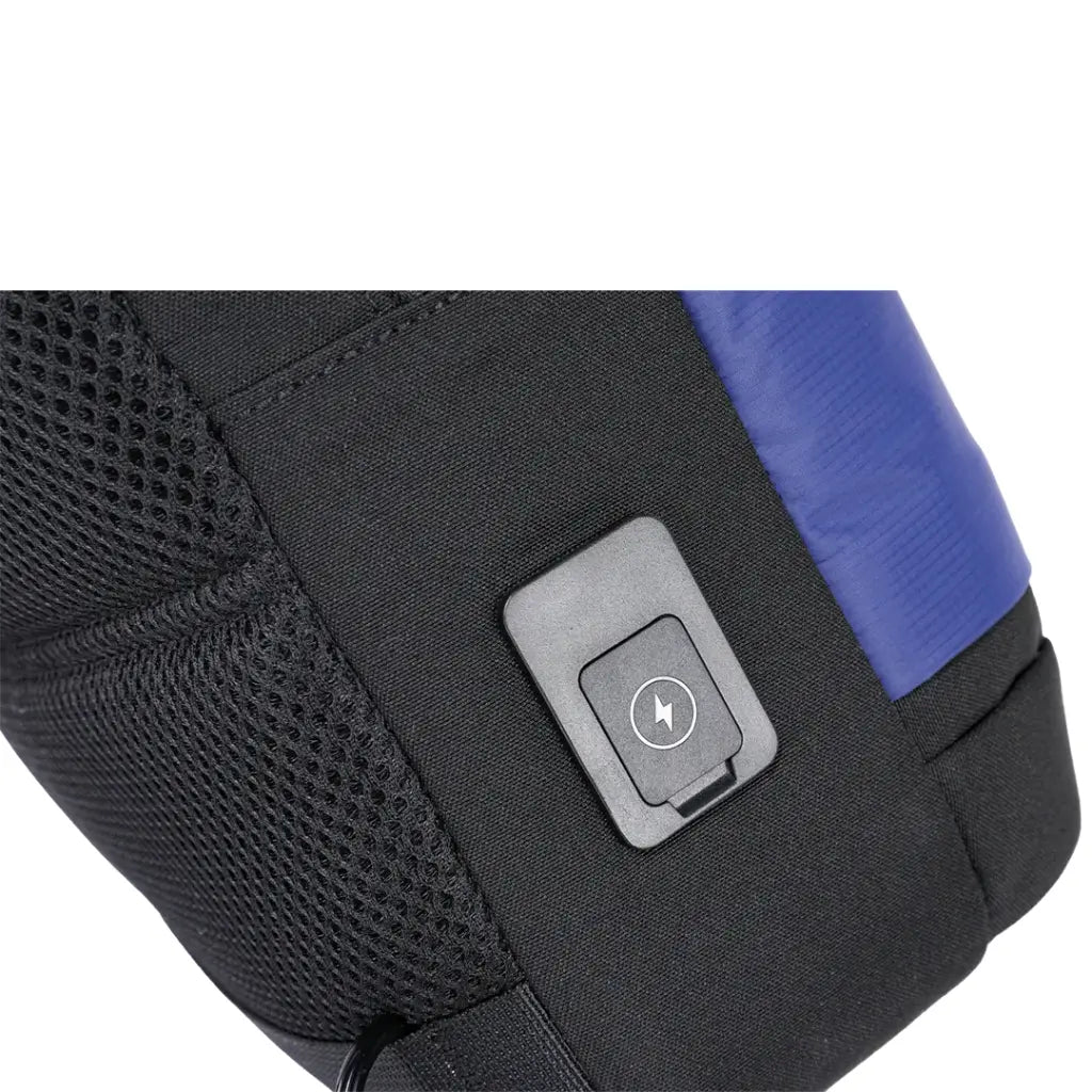 حقيبة كروس بودي مع بصمة اصبع من بورودو لايف ستايل, مع محدد موقع Apple Find My ومنفذ شحن تايب سي | Porodo Lifestyle Sling Bag with Finger Print, Apple Find My Locator, and USB Type-C