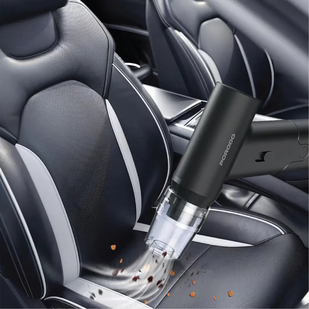 منفاخ ومكنسة هواء مزدوجة من بورودو لايف ستايل - اسود | Porodo Lifestyle Dual Mode Air Duster & Vacuum - Black