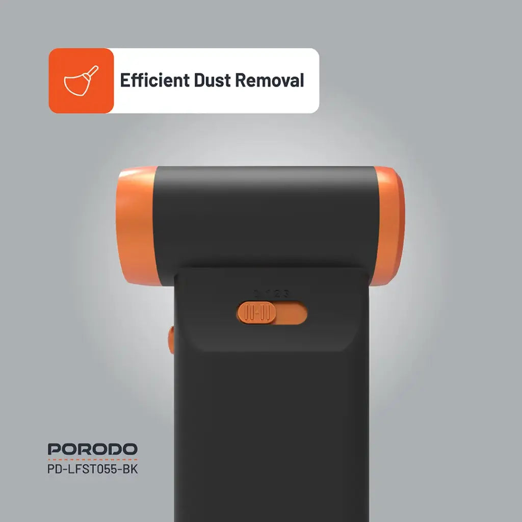 بورودو لايف ستايل تيربو بلاور 110 الف دورة في الدقيقة - اسود | Porodo Lifestyle Turbo Blower 110K RPM - Black.