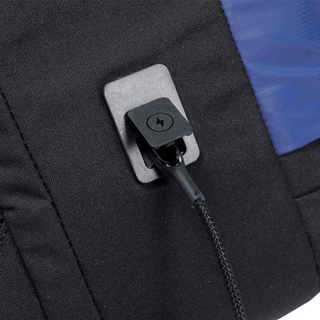 حقيبة ظهر بورودو لايف ستايل مع قفل ببصمة الاصبع, ومحدد موقع Apple Find My ومنفذ تايب سي | Porodo Lifestyle Backpack with Finger Print, Apple Find My Locator, and USB Type-C