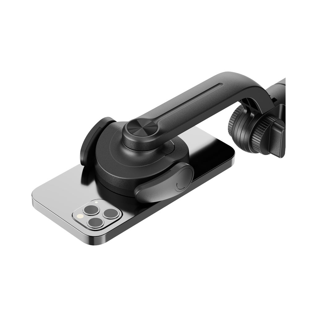 عصا سيلفي مغناطيسية 150 سم قابلة للتمديد من بورودو مع ترايبود وجهاز تحكم عن بعد - اسود | Porodo Magnetic Selfie Stick 150cm Extendable with 3 Leg Tripod and Remote Control - Black