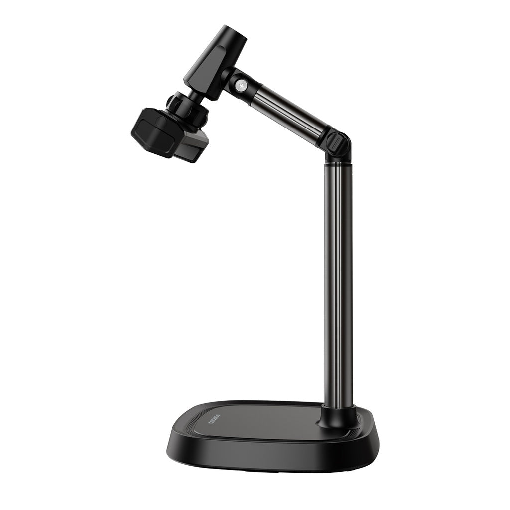 حامل هاتف مكتبي متعدد الزوايا من بورودو - اسود | Porodo Multi-Angle Desktop Phone Stand - Black
