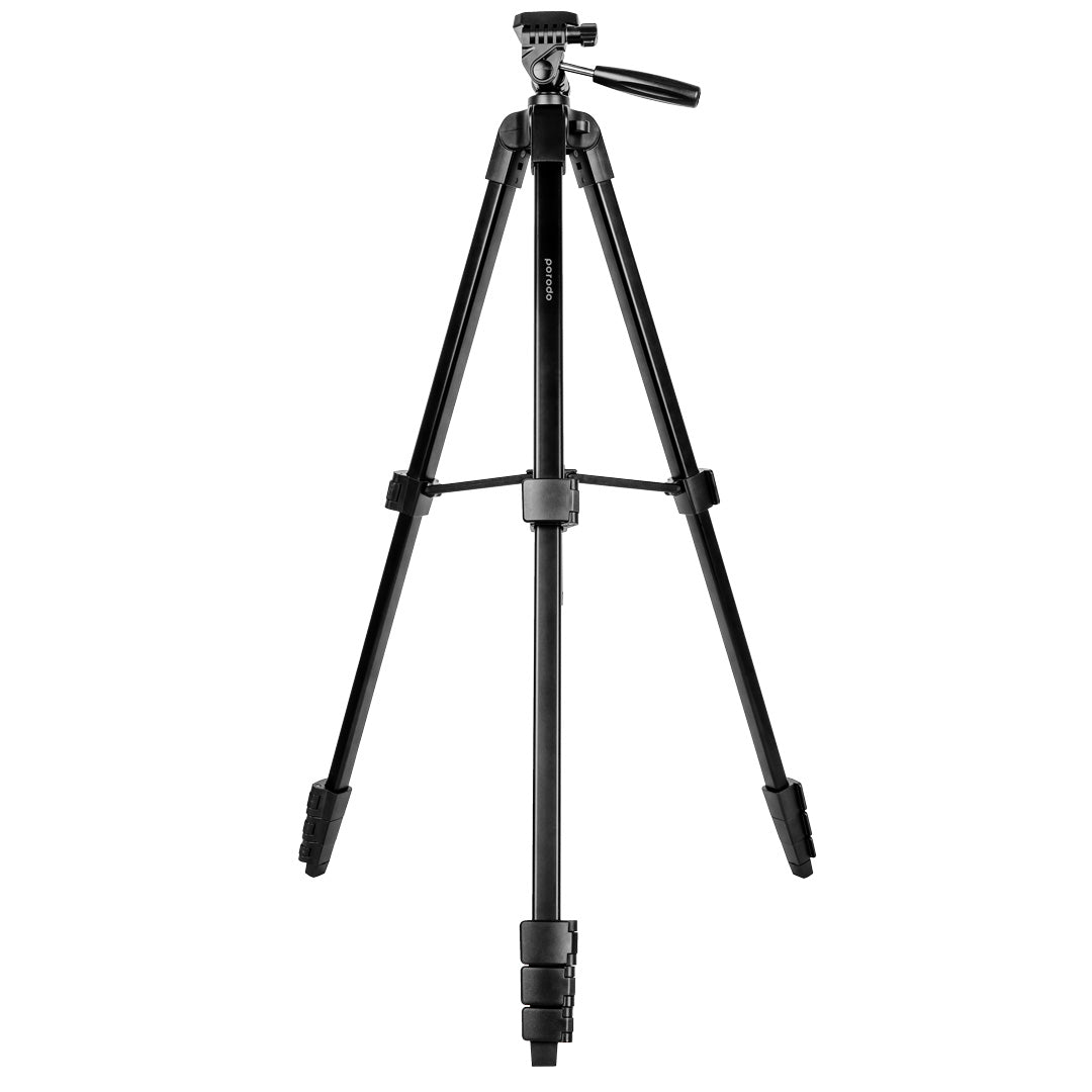 ترايبود بورودو الومنيوم احترافي - اسود | Porodo Aluminium Tripod - Black